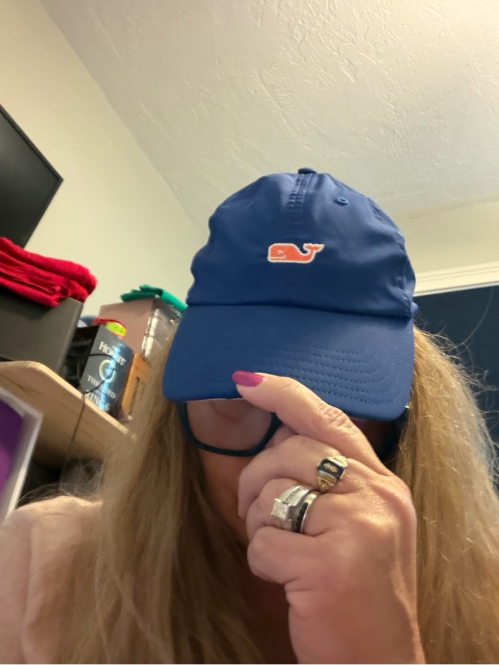 Vineyard Vines Royal Blue Cap with White Undervisor
